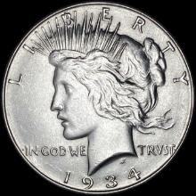 1934-D Silver Peace Dollar UNCIRCULATED