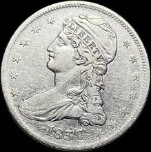 1837 Capped Bust Half Dollar LIGHTLY CIRCULATED