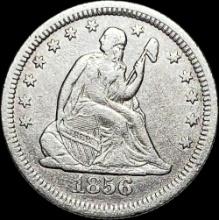 1856 Seated Liberty Quarter LIGHTLY CIRCULATED