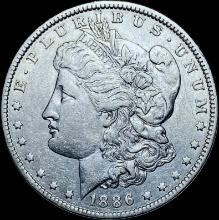 1886 Silver Morgan Dollar CHOICE AU