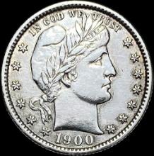 1900-S Silver Barber Quarter UNCIRCULATED