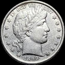 1899-O Silver Barber Half Dollar CLOSELY UNCIRCULATED