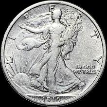 1916 Walking Liberty Half Dollar NEARLY UNCIRCULATED