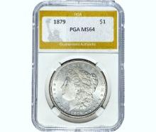 1879 Morgan Silver Dollar PGA MS64