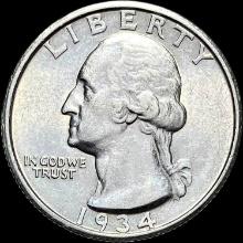 1934-D Silver Washington Quarter UNCIRCULATED
