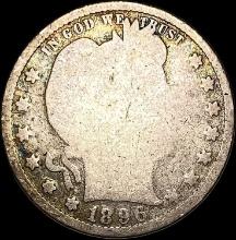 1896 Barber Quarter NICELY CIRCULATED