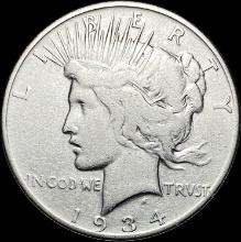 1934-S Silver Peace Dollar UNCIRCULATED