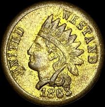 1863 Civil War Token Broas Pie Baker NY. CHOICE AU
