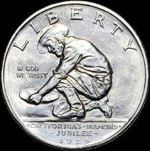 1925-S Silver California Diamond Jubilee Half Dollar UNCIRCULATED