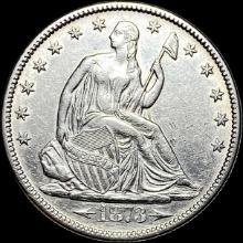 1873 Arrows Seated Liberty Half Dollar UNCIRCULATED