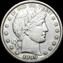 1899 Silver Barber Half Dollar CLOSELY UNCIRCULATED