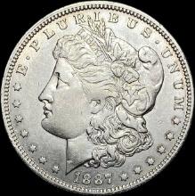 1887 Morgan Silver Dollar CLOSELY UNCIRCULATED