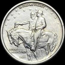 1925 Silver Stone Mountain Half Dollar UNCIRCULATED