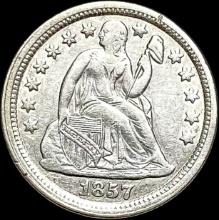 1857 Seated Liberty Dime CLOSELY UNCIRCULATED