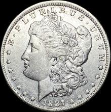 1887 Morgan Silver Dollar CLOSELY UNCIRCULATED