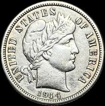 1914 Barber Dime CLOSELY UNCIRCULATED