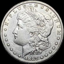 1887-S Silver Morgan Dollar CLOSELY UNCIRCULATED