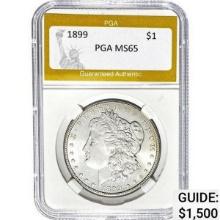 1889 Morgan Silver Dollar PGA MS65