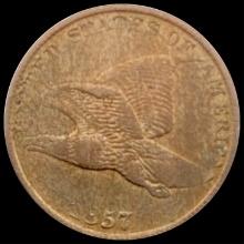 1857 Flying Eagle Cent LIGHTLY CIRCULATED