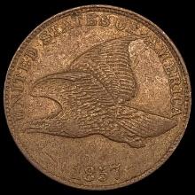 1857 Flying Eagle Cent CLOSELY UNCIRCULATED CLOSELY UNCIRCULATED