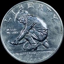 1925-S Silver California Diamond Jubilee Half Dollar CHOICE BU