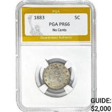 1883 Liberty Victory Nickel PGA PR66 No Cents