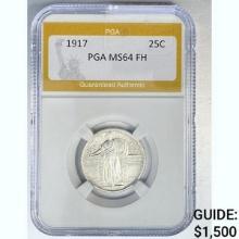 1917 Standing Liberty Quarter PGA MS64 FH