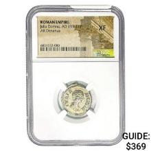 Roman Julia Domna, AD 193-217 Silver Denarius NGC