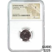 Roman Elagabalus, AD 218-222 Silver Denarius NGC