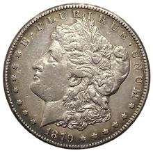 1879-CC Morgan Silver Dollar AU