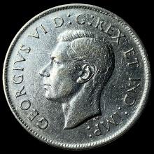 1943 Canada Silver 50 Cents HIGH GRADE