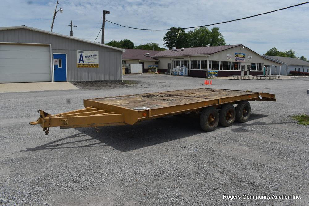 Tri Axles Equipment Trailer