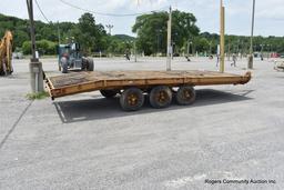 Tri Axles Equipment Trailer