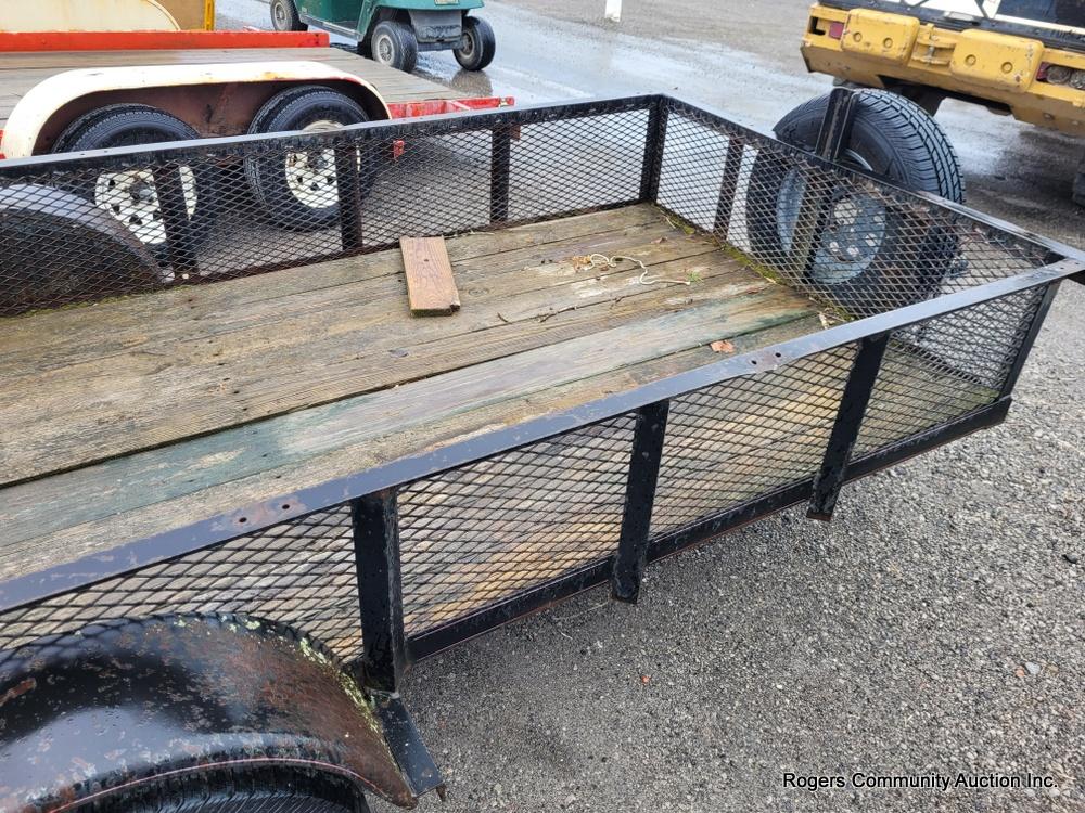 12' Single Axle Trailer - No Title