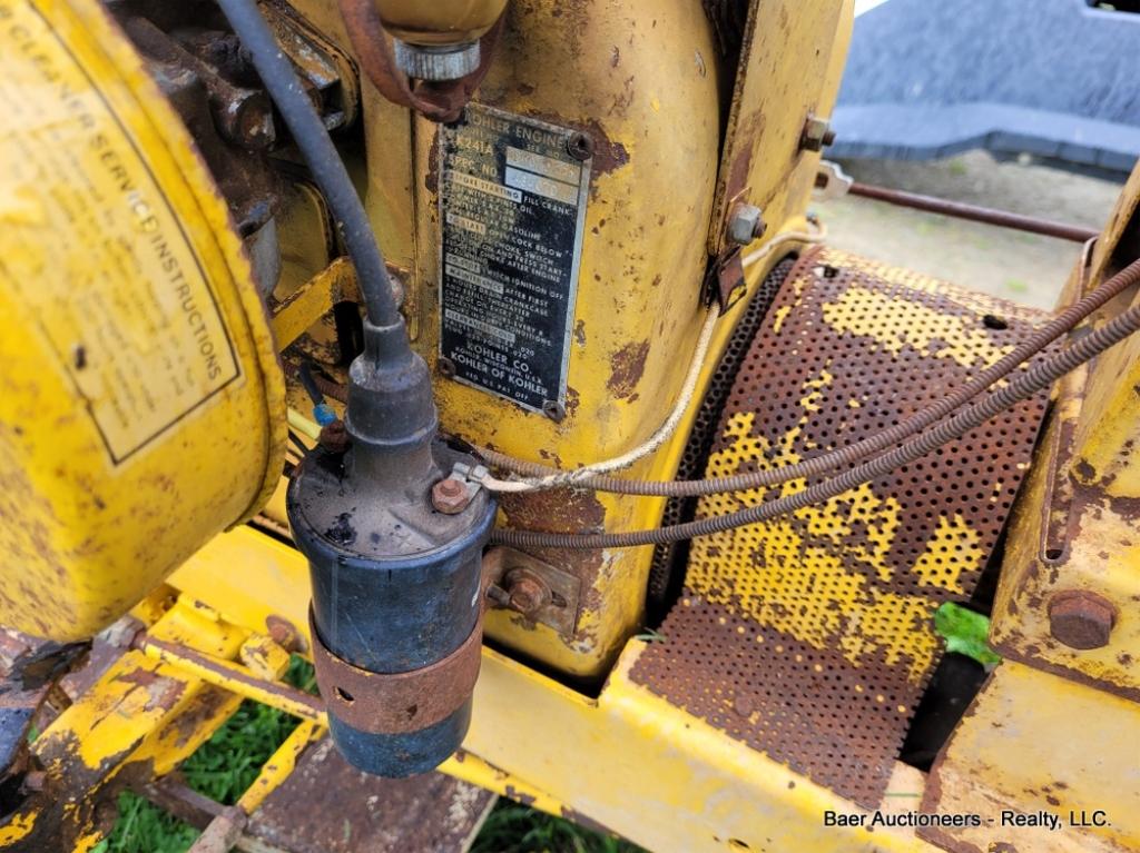 International Cub Tractor W/ Snow Plow