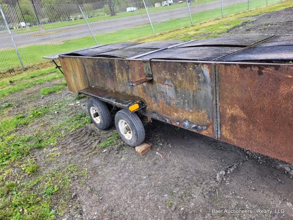 17' Portable Lavarock Grill Trailer