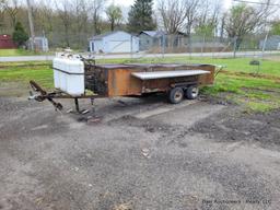 17' Portable Lavarock Grill Trailer