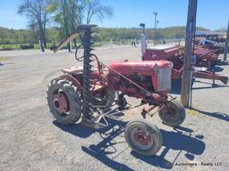 Farmall Cab Tractor W/ Sickle Mower- Runs