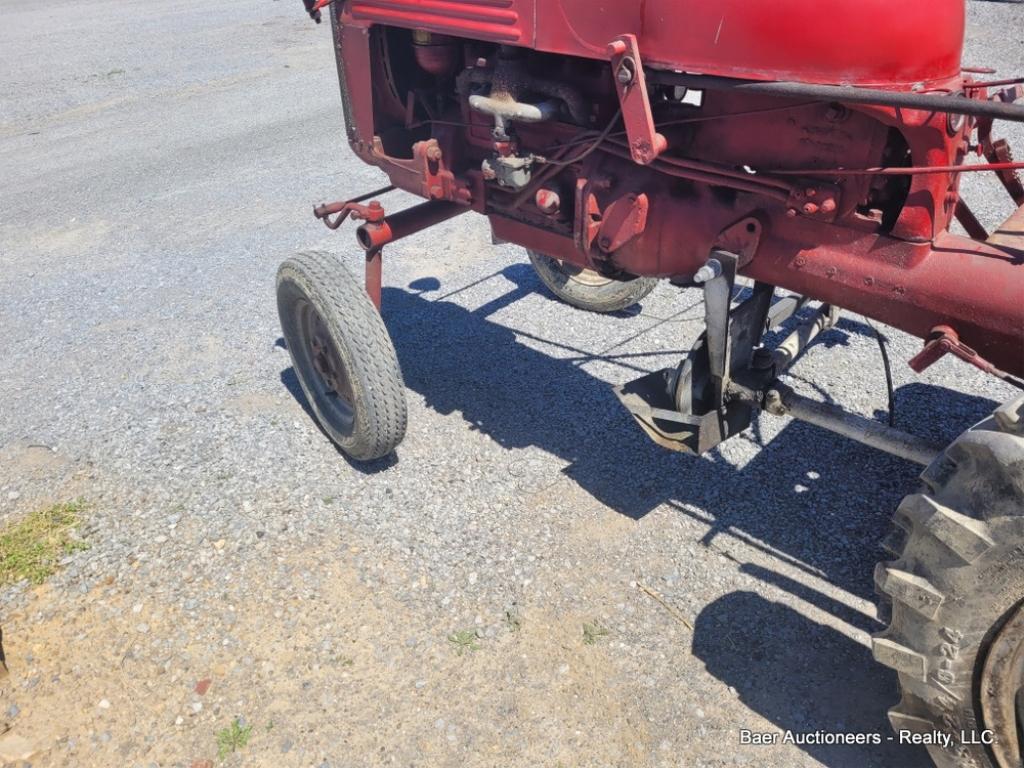 Farmall Cab Tractor W/ Sickle Mower- Runs
