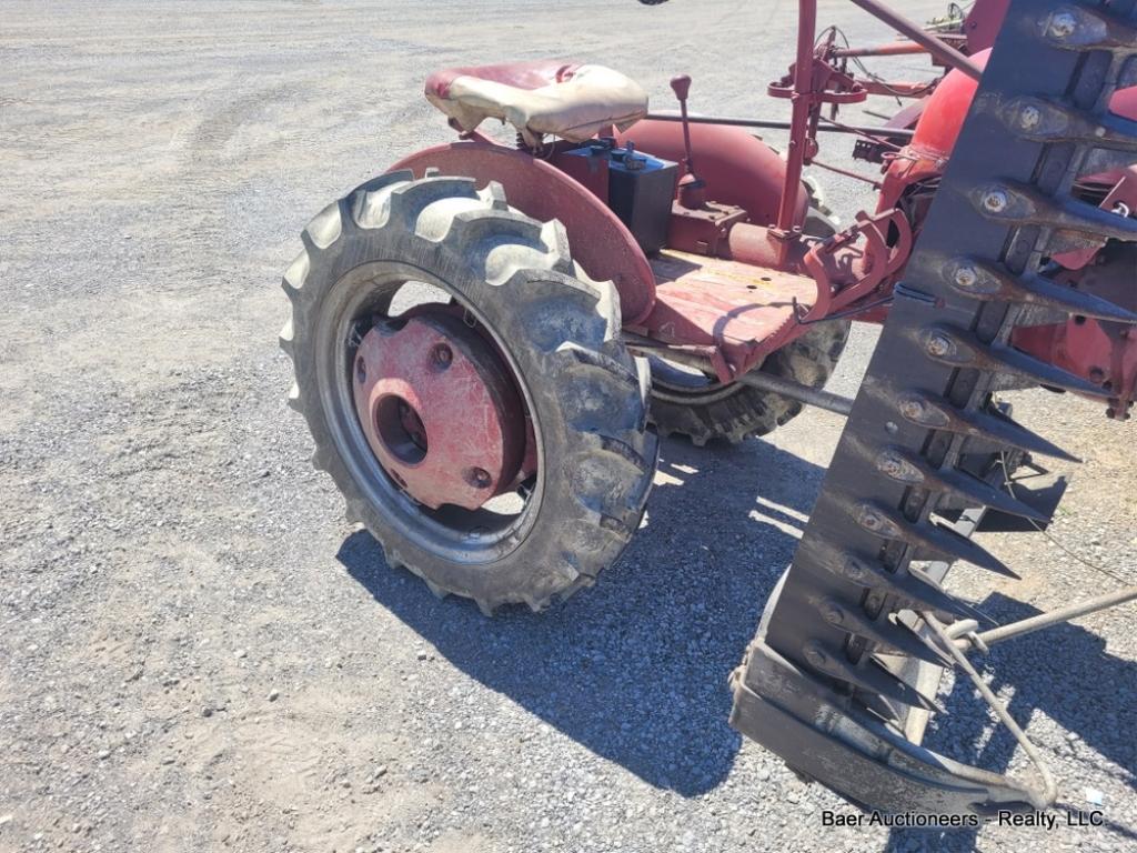 Farmall Cab Tractor W/ Sickle Mower- Runs