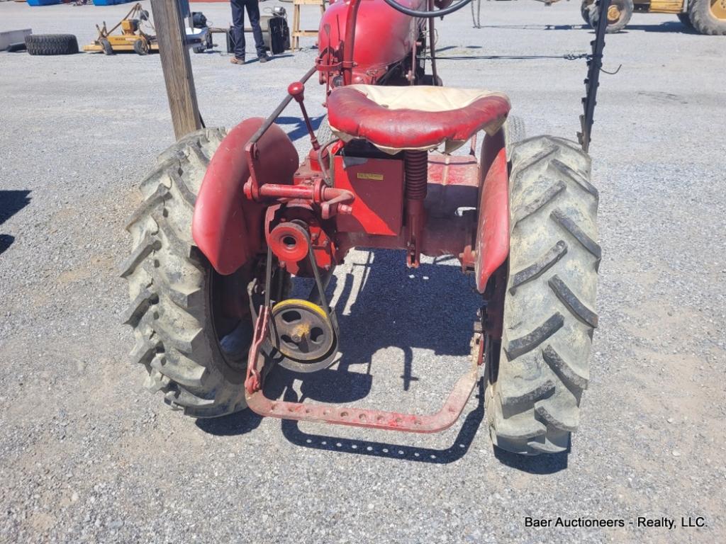 Farmall Cab Tractor W/ Sickle Mower- Runs