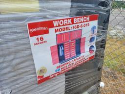 Unused 2022 Steelman 7 Ft Tool Cabinet