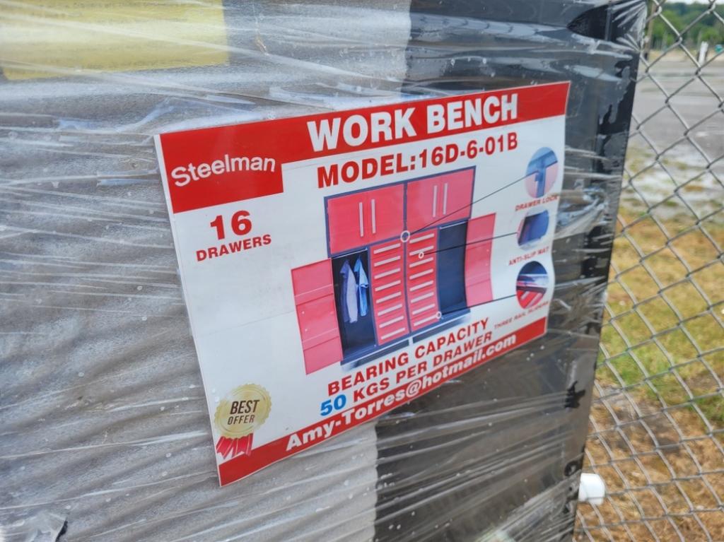 Unused 2022 Steelman 7 Ft Tool Cabinet