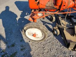 Allis Chalmers B Tractor W/ Belly Mower