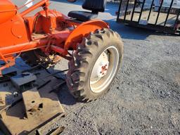Allis Chalmers B Tractor W/ Belly Mower