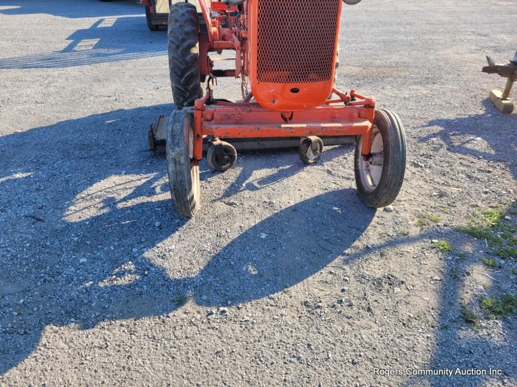 Allis Chalmers B Tractor W/ Belly Mower