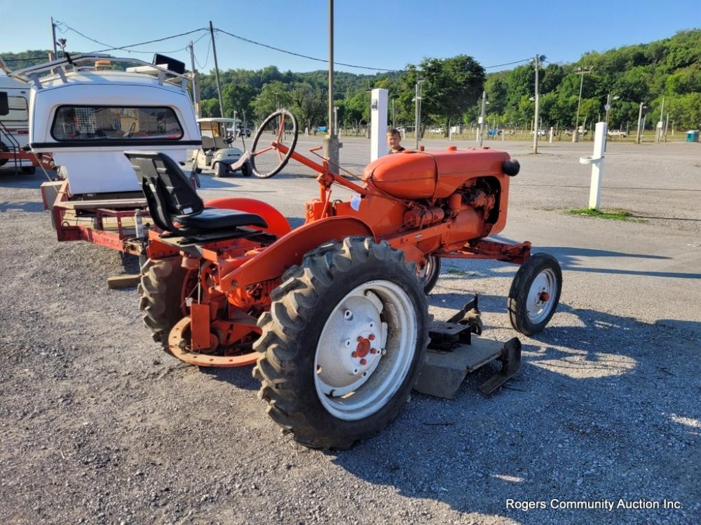Allis Chalmers B Tractor W/ Belly Mower