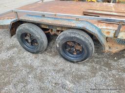 16' Tandem Axle Trailer W/ Winch