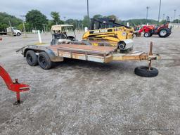 16' Tandem Axle Trailer W/ Winch
