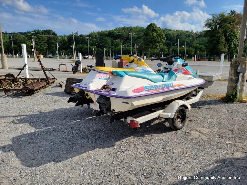 2 Jet Ski"s W/trailer (no Title)